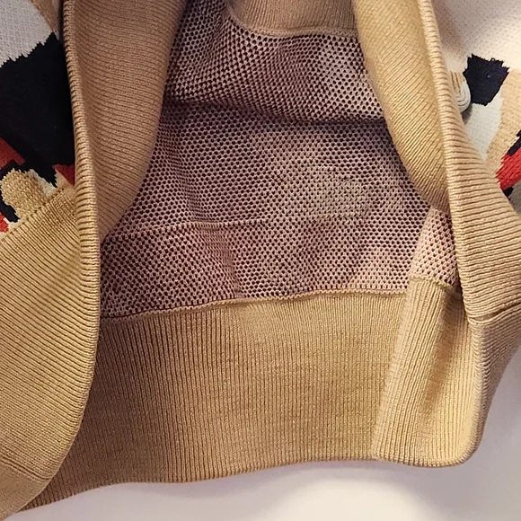 NWOT GREY Jason Wu Camel Intarsia Wool Blend Sweater Size M - Picture 8 of 16
